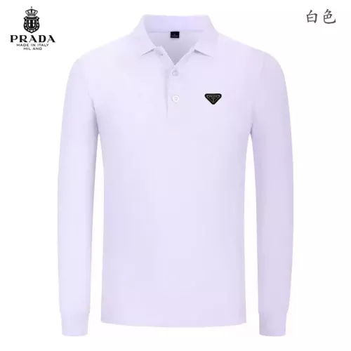 Cheap Prada T-Shirts Long Sleeved For Men #1376086, $$40.00 USD On Prada T-Shirts