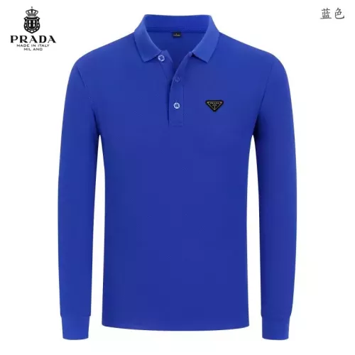 Cheap Prada T-Shirts Long Sleeved For Men #1376089, $$40.00 USD On Prada T-Shirts