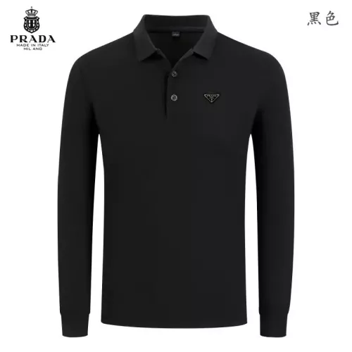 Cheap Prada T-Shirts Long Sleeved For Men #1376091, $$40.00 USD On Prada T-Shirts