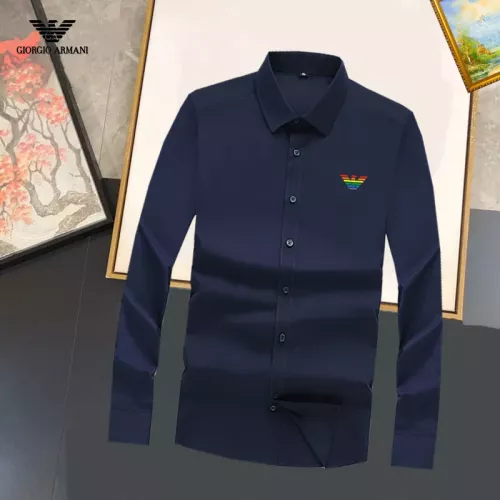 Cheap Armani Shirts Long Sleeved For Unisex #1376205, $$40.00 USD On Armani Shirts
