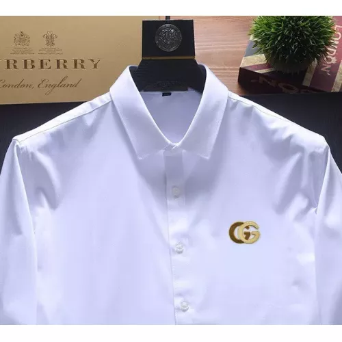 Replica Gucci Shirts Long Sleeved For Unisex #1376239 $40.00 USD for Wholesale