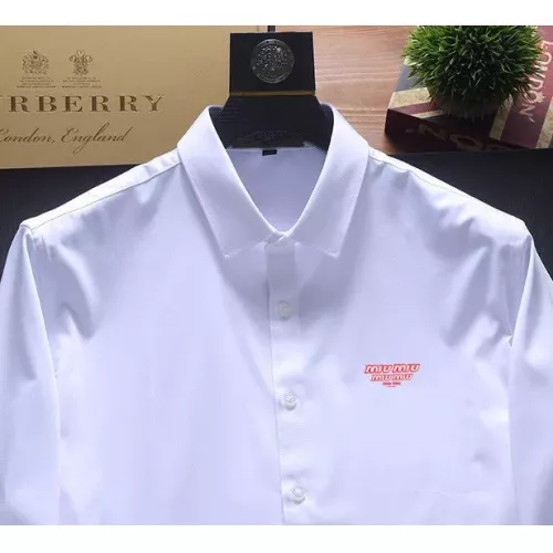 Replica MIU MIU  Shirts Long Sleeved For Unisex #1376249 $40.00 USD for Wholesale