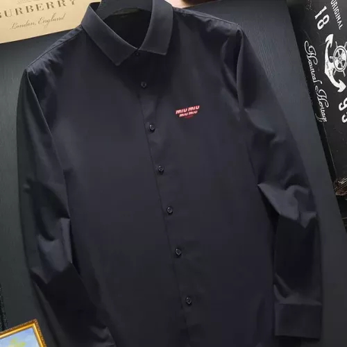 Cheap MIU MIU  Shirts Long Sleeved For Unisex #1376250, $$40.00 USD On MIU MIU  Shirts