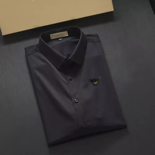 Replica Armani Shirts Long Sleeved For Unisex #1376277 $40.00 USD for Wholesale