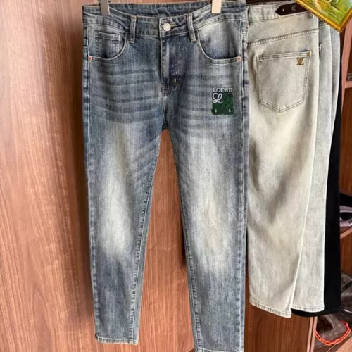 Replica LOEWE Jeans For Men #1376338 $48.00 USD for Wholesale