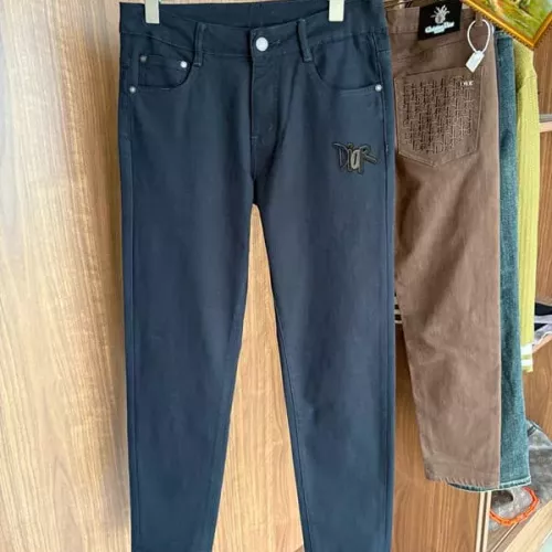 Replica Christian Dior Jeans For Men #1376353 $48.00 USD for Wholesale