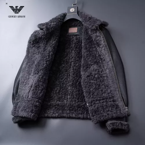 Replica Armani Jackets Long Sleeved For Men #1376398 $128.00 USD for Wholesale