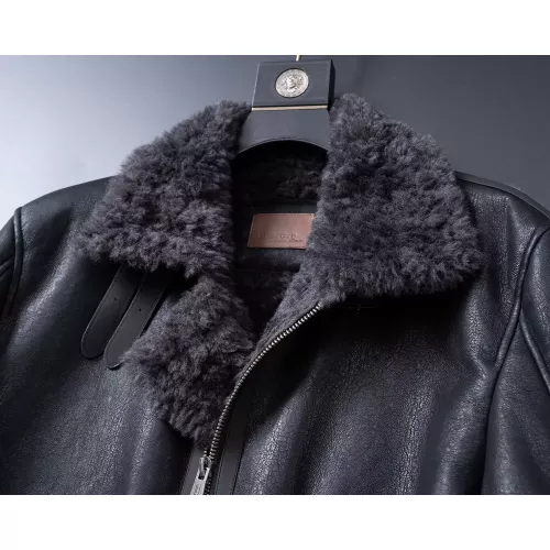 Replica Armani Jackets Long Sleeved For Men #1376398 $128.00 USD for Wholesale