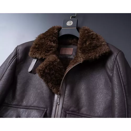 Replica Armani Jackets Long Sleeved For Men #1376400 $128.00 USD for Wholesale