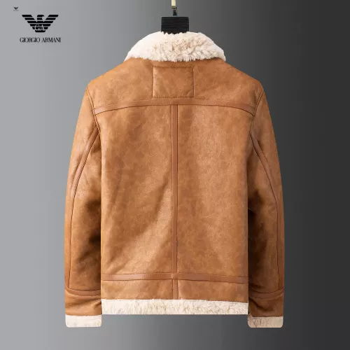 Replica Armani Jackets Long Sleeved For Men #1376404 $128.00 USD for Wholesale