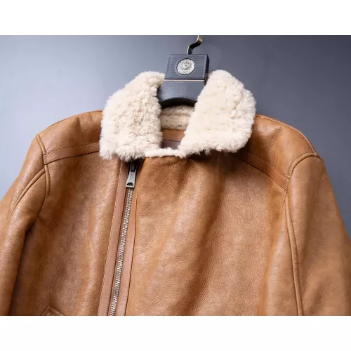 Replica Armani Jackets Long Sleeved For Men #1376406 $128.00 USD for Wholesale