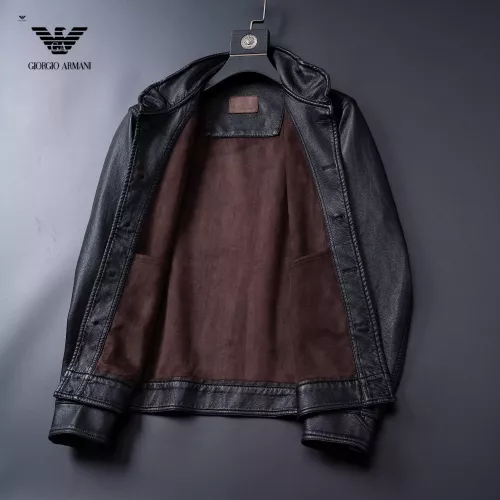 Replica Armani Jackets Long Sleeved For Men #1376411 $115.00 USD for Wholesale