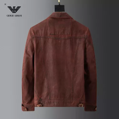 Replica Armani Jackets Long Sleeved For Men #1376416 $115.00 USD for Wholesale