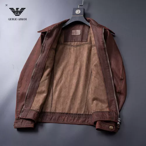 Replica Armani Jackets Long Sleeved For Men #1376416 $115.00 USD for Wholesale