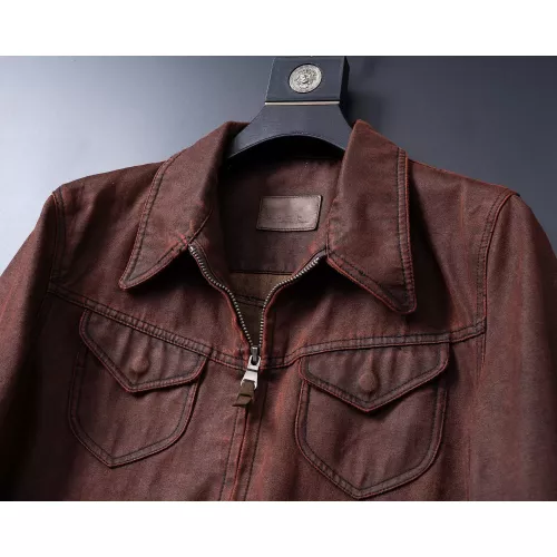 Replica Armani Jackets Long Sleeved For Men #1376416 $115.00 USD for Wholesale