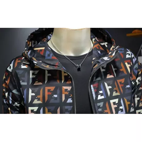 Replica Fendi Jackets Long Sleeved For Men #1376427 $82.00 USD for Wholesale