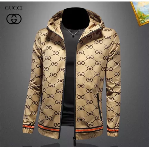 Replica Gucci Jackets Long Sleeved For Men #1376433 $82.00 USD for Wholesale
