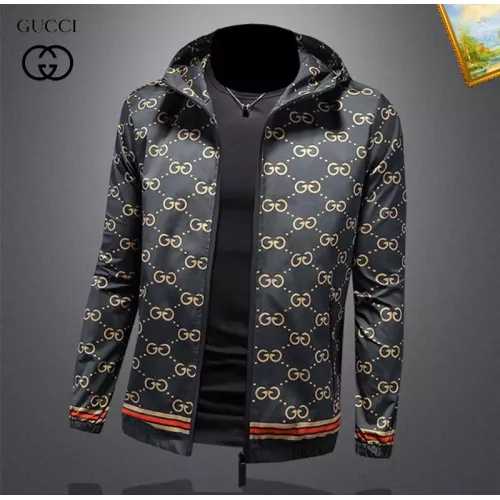 Replica Gucci Jackets Long Sleeved For Men #1376434 $82.00 USD for Wholesale