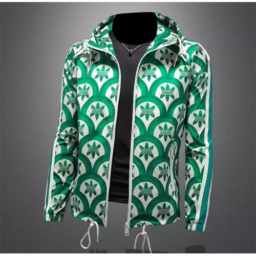 Replica Adidas Jackets Long Sleeved For Men #1376439 $82.00 USD for Wholesale