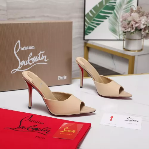 Replica Christian Louboutin CL Slippers For Women #1376529 $105.00 USD for Wholesale