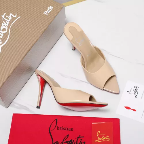 Replica Christian Louboutin CL Slippers For Women #1376529 $105.00 USD for Wholesale