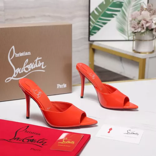 Replica Christian Louboutin CL Slippers For Women #1376531 $105.00 USD for Wholesale