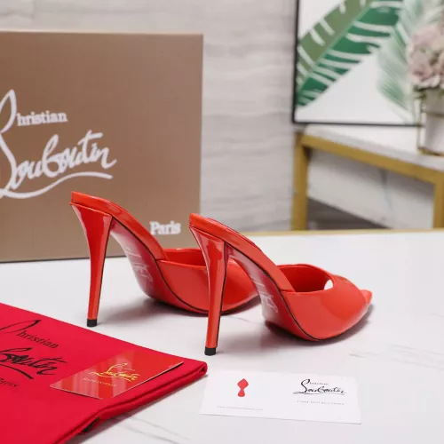 Replica Christian Louboutin CL Slippers For Women #1376531 $105.00 USD for Wholesale