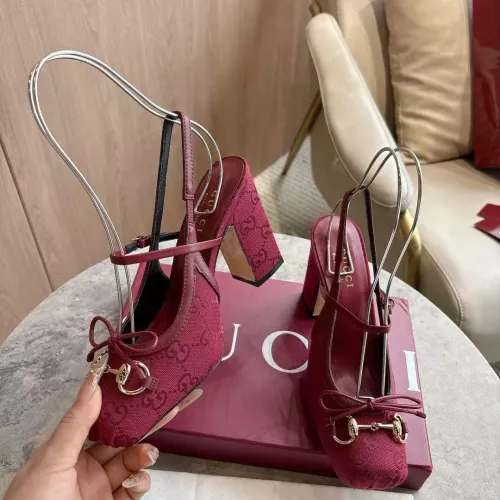 Replica Gucci Sandal For Women #1376582 $100.00 USD for Wholesale