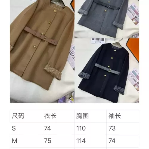 Replica Prada Coat Long Sleeved For Women #1376599 $350.41 USD for Wholesale