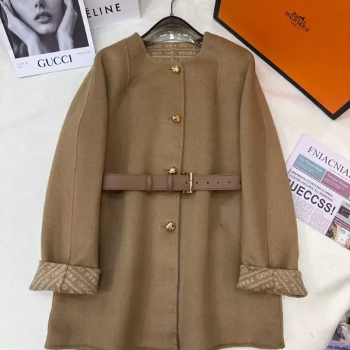 Cheap Prada Coat Long Sleeved For Women #1376600, $$350.41 USD On Prada Coat