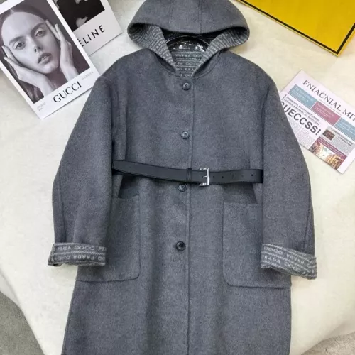 Cheap Prada Coat Long Sleeved For Women #1376603, $$350.41 USD On Prada Coat
