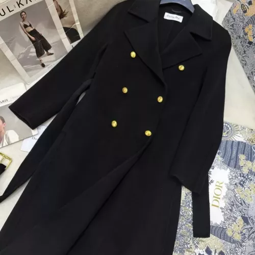 Replica Christian Dior Coat Long Sleeved For Women #1376605 $343.80 USD for Wholesale