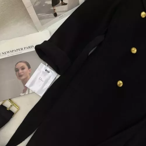 Replica Christian Dior Coat Long Sleeved For Women #1376605 $343.80 USD for Wholesale