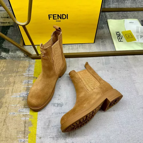 Replica Fendi Fashion Boots For Women #1376611 $115.00 USD for Wholesale
