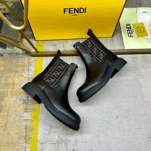 Replica Fendi Fashion Boots For Women #1376613 $115.00 USD for Wholesale