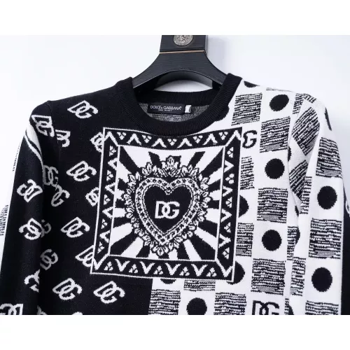 Replica Dolce & Gabbana D&G Sweaters Long Sleeved For Men #1376645 $45.00 USD for Wholesale