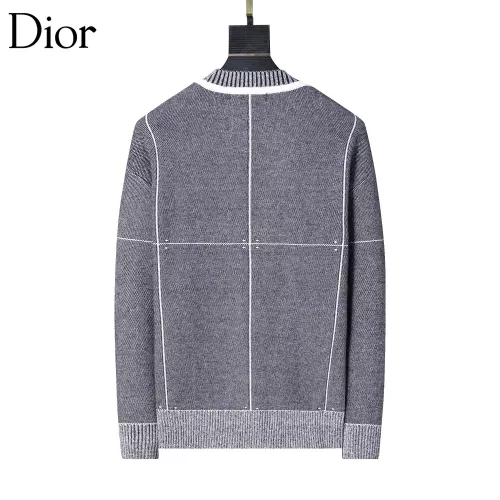Replica Christian Dior Sweaters Long Sleeved For Men #1376667 $45.00 USD for Wholesale