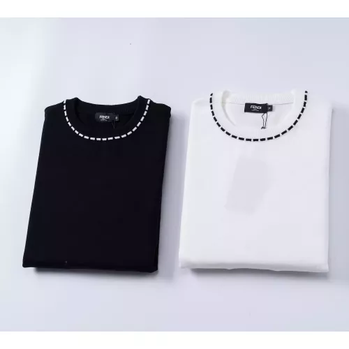 Replica Fendi Sweaters Long Sleeved For Men #1376672 $45.00 USD for Wholesale