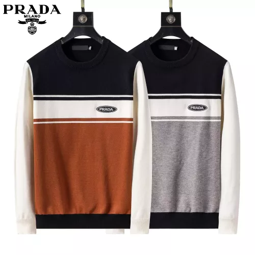 Replica Prada Sweaters Long Sleeved For Men #1376678 $45.00 USD for Wholesale