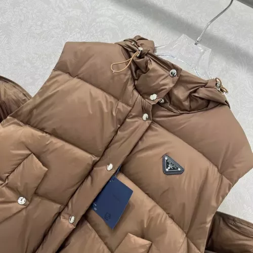 Replica Prada Down Feather Coat Long Sleeved For Women #1376684 $170.00 USD for Wholesale
