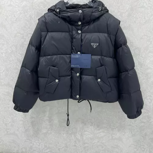 Cheap Prada Down Feather Coat Long Sleeved For Women #1376685, $$170.00 USD On Prada Down Feather Coat