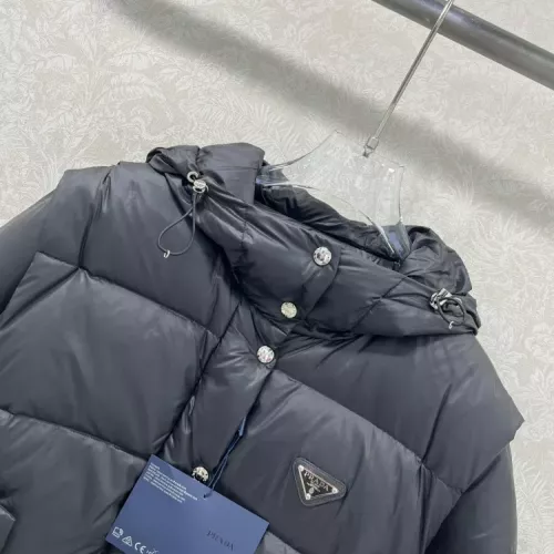Replica Prada Down Feather Coat Long Sleeved For Women #1376685 $170.00 USD for Wholesale