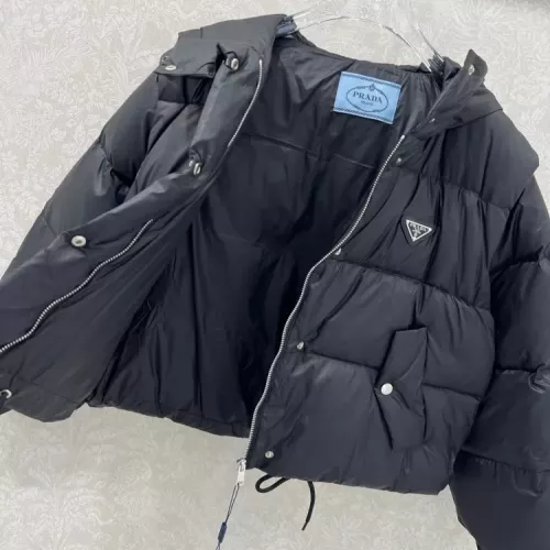 Replica Prada Down Feather Coat Long Sleeved For Women #1376685 $170.00 USD for Wholesale