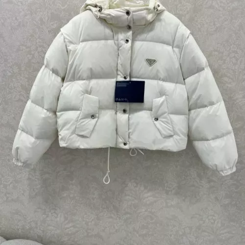 Cheap Prada Down Feather Coat Long Sleeved For Women #1376686, $$170.00 USD On Prada Down Feather Coat