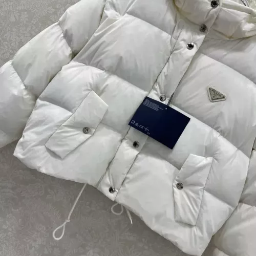 Replica Prada Down Feather Coat Long Sleeved For Women #1376686 $170.00 USD for Wholesale