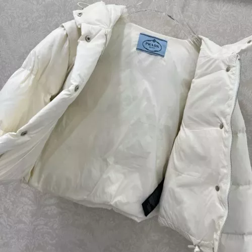 Replica Prada Down Feather Coat Long Sleeved For Women #1376686 $170.00 USD for Wholesale