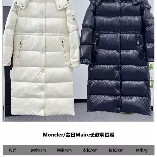 Replica Moncler Down Feather Coat Long Sleeved For Unisex #1376688 $202.00 USD for Wholesale