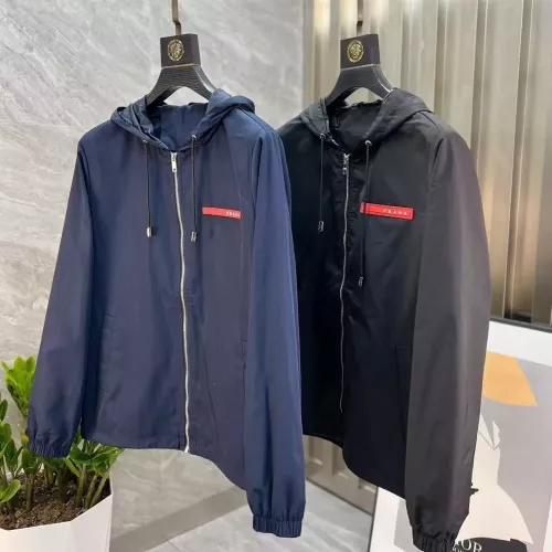 Replica Prada Jackets Long Sleeved For Men #1376755 $82.00 USD for Wholesale