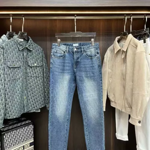 Replica Christian Dior Jeans For Men #1376835 $48.00 USD for Wholesale
