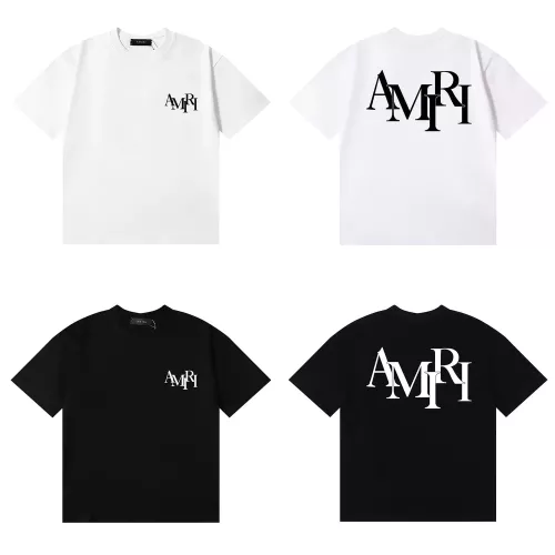 Replica Amiri T-Shirts Short Sleeved For Unisex #1376943 $32.00 USD for Wholesale
